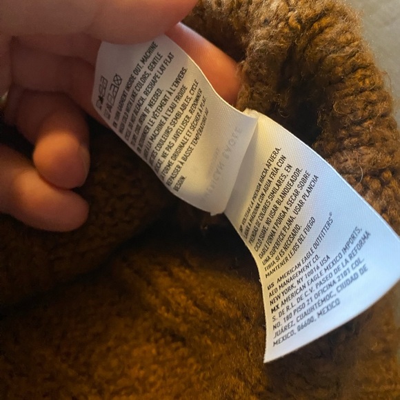 American Eagle Outfitters Brown Teddy Jacket Cozy Style - Picture 4 of 5